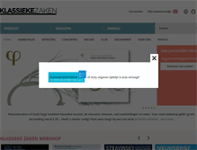 Tablet Screenshot of klassiekezaken.nl